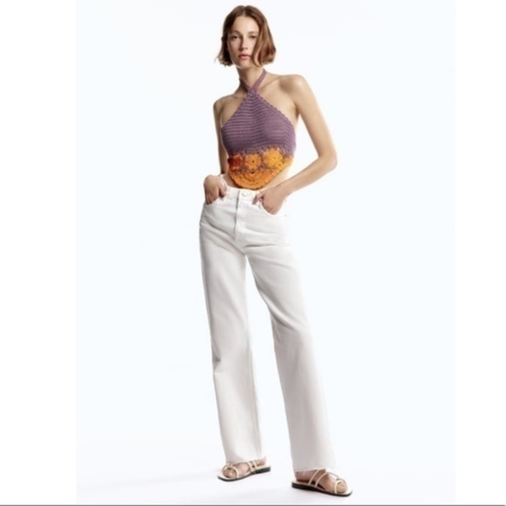 New Zara | Knit Halter Top